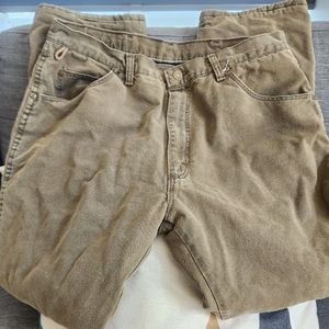 Fleece lined Wrangler Pants